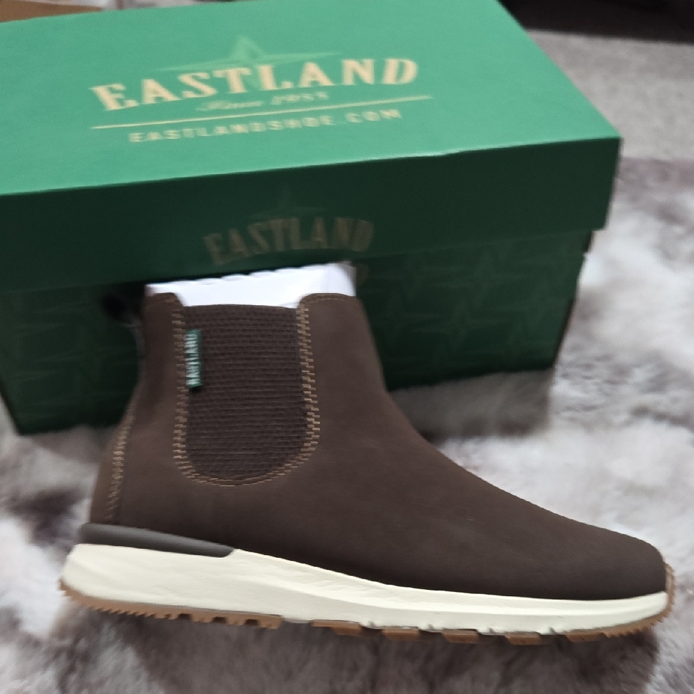 Eastland Dark Brown Ankle Booties